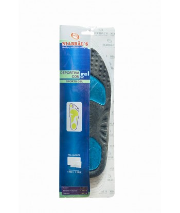 PLANTILLA DEPORTIVA CON GEL